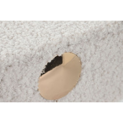BOÎTE à BIJOUX "WOOLY" Bouclettes BLANC