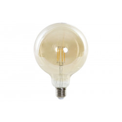AMPOULE "AMBRÉE" 12,5X12,5X18 LED VERRE