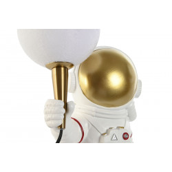 Lampe Astronaute en résine et métal 21.5x16x39cm