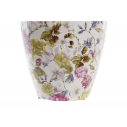 Vase en grès "romantique fleurs anciennes" D18x25cm