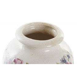 VASE "ROMANTIQUE FLEURS ANCIENNES" 18X18