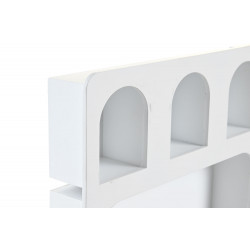 ÉTAGÈRE MURALE " ARCS BLANC" MDF 59X7X29