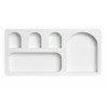 ÉTAGÈRE MURALE " ARCS BLANC" MDF 59X7X29 ÉTAGÈRE MURALE " ARCS BLANC" MDF 59X7X29