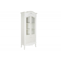 Vitrine "Shabby Chic" en bois mdf 76x39x193cm