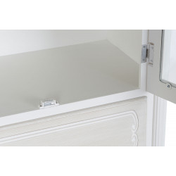 Vitrine "Shabby Chic" en bois mdf 76x39x193cm
