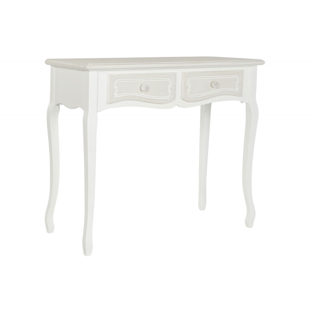 CONSOLE "SHABBY CHIC" 90X40X78 MDF BOIS