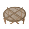 PETITE TABLE ROTIN 66X66X45 DESSUS CANNA PETITE TABLE ROTIN 66X66X45 DESSUS CANNA