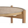 PETITE TABLE ROTIN 66X66X45 DESSUS CANNA PETITE TABLE ROTIN 66X66X45 DESSUS CANNA