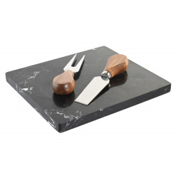 PLANCHE FROMAGE ACACIA 36X27X2 + ACCESSO