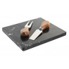 PLANCHE FROMAGE ACACIA 36X27X2 + ACCESSO