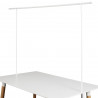 BARRE DECO DE TABLE BLANC AJUSTABLE INT/