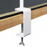 BARRE DECO DE TABLE BLANC AJUSTABLE INT/