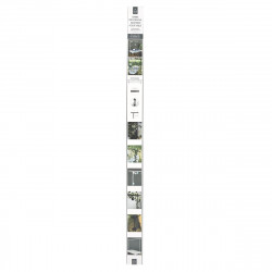 BARRE DECO DE TABLE BLANC AJUSTABLE INT/