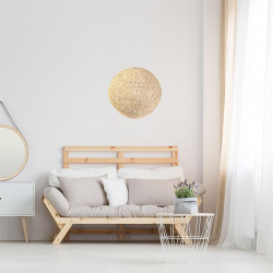 SUSPENSION INTERIEUR BEIGE 30CM