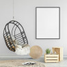 SUSPENSION INTERIEUR BEIGE 30CM