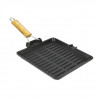 GRILLE FONTE CARRE 24 CM
