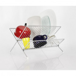 EGOUTTOIR VAISSELLE PLIABLE CHR 38X30X24
