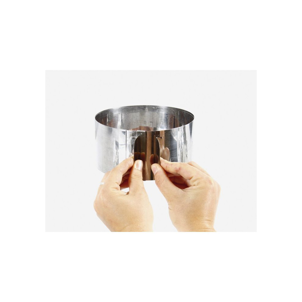 MOULE GATEAU INOX EXTENSIBLE