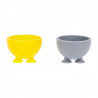 COQUETIER X2 SILICONE PIEDS VENTOUSES