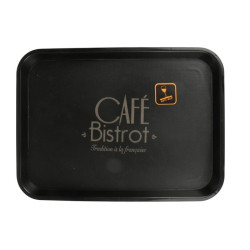 PLATEAU BISTRO 41X31CM ANTIGLISSE PLASTI