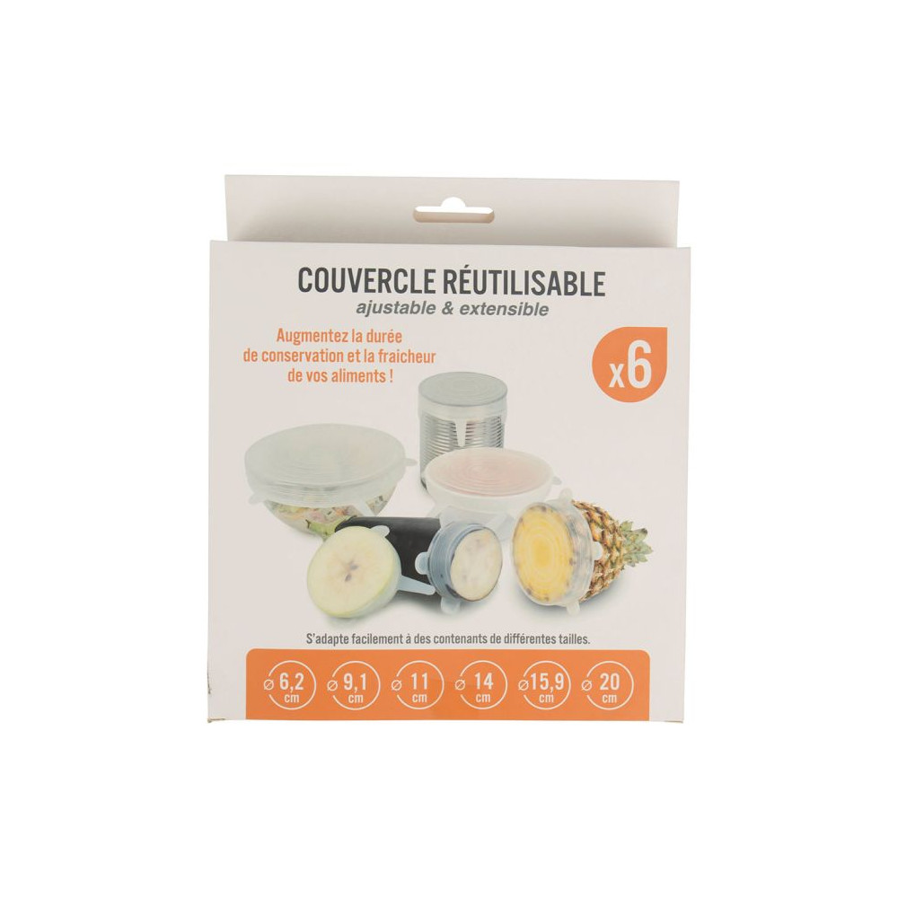 COUVERCLE SILICONE ROND X6 EXTENSIBLE