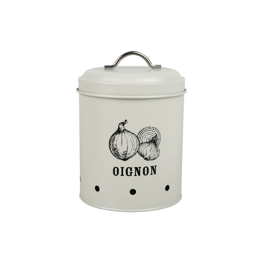 BOITE METAL OIGNON MAT+TROUS