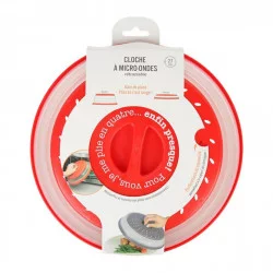 Cloche micro onde rétractable plastique D26.5cm