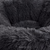 COUSSIN FLUFFY ANTHRACITE ROND APAISANT