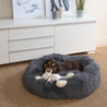 COUSSIN FLUFFY ANTHRACITE ROND APAISANT
