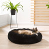 COUSSIN FLUFFY ANTHRACITE ROND APAISANT