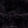 COUSSIN FLUFFY NOIR D75X24CM RD APAISANT