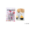 SET DE 5 DOUILLES INOX