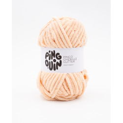 PINGO CHENILLE GLITTER BEIGE ROSE