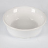 PLAT CREME BRULEE D12cm BLANC EN GRES