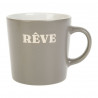 MUG GRÈS 30CL GRIS "RÊVE"