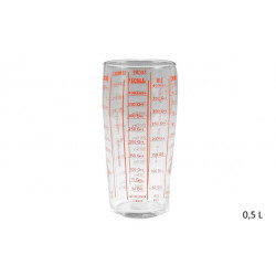 VERRE DOSEUR EN VERRE 0.5L