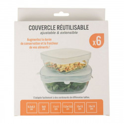COUVERCLE SILICONE RECTANGLE X6 EXTENSIB