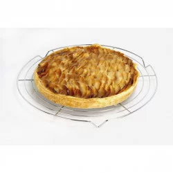 Serranda per pasticceria in filo cromato D32cm