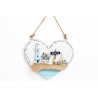 DECO COEUR THEME MER A SUSPENDRE