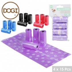 SAC A CROTTES X15 4 ROULEAUX COULEURS AS