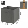 CUBE INTISSE GRIS 31X31CM