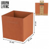 CUBE INTISSE BRIQUE 31X31CM