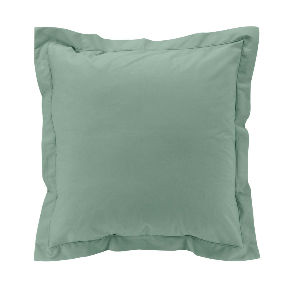 TAIE D'OREILLER PERCALE TILLEUL 63x63CM