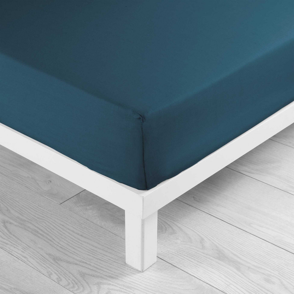 DRAP HOUSSE LINA BLEU 160x200CM
