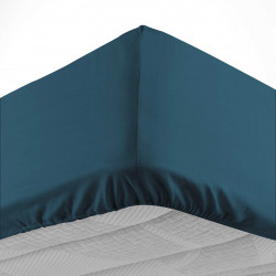 DRAP HOUSSE LINA BLEU 160x200CM