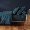 DRAP HOUSSE LINA BLEU 160x200CM