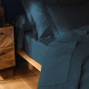 DRAP HOUSSE LINA BLEU 160x200CM