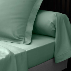 DRAP HOUSSE PERCALE TILLEUL 160x200CM