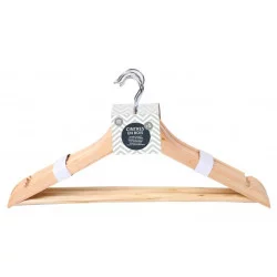 Set de 5 cintres en bois