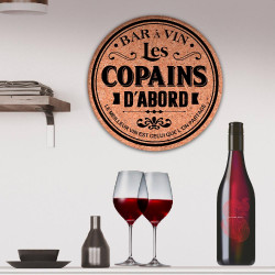 DECO MURALE BOUCHONS COPAINS D28CM